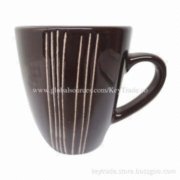 Fine Stoneware Color Glazed Mug, Multi-color, FDA, CA65, 84/500 EEC, LFGB Standards